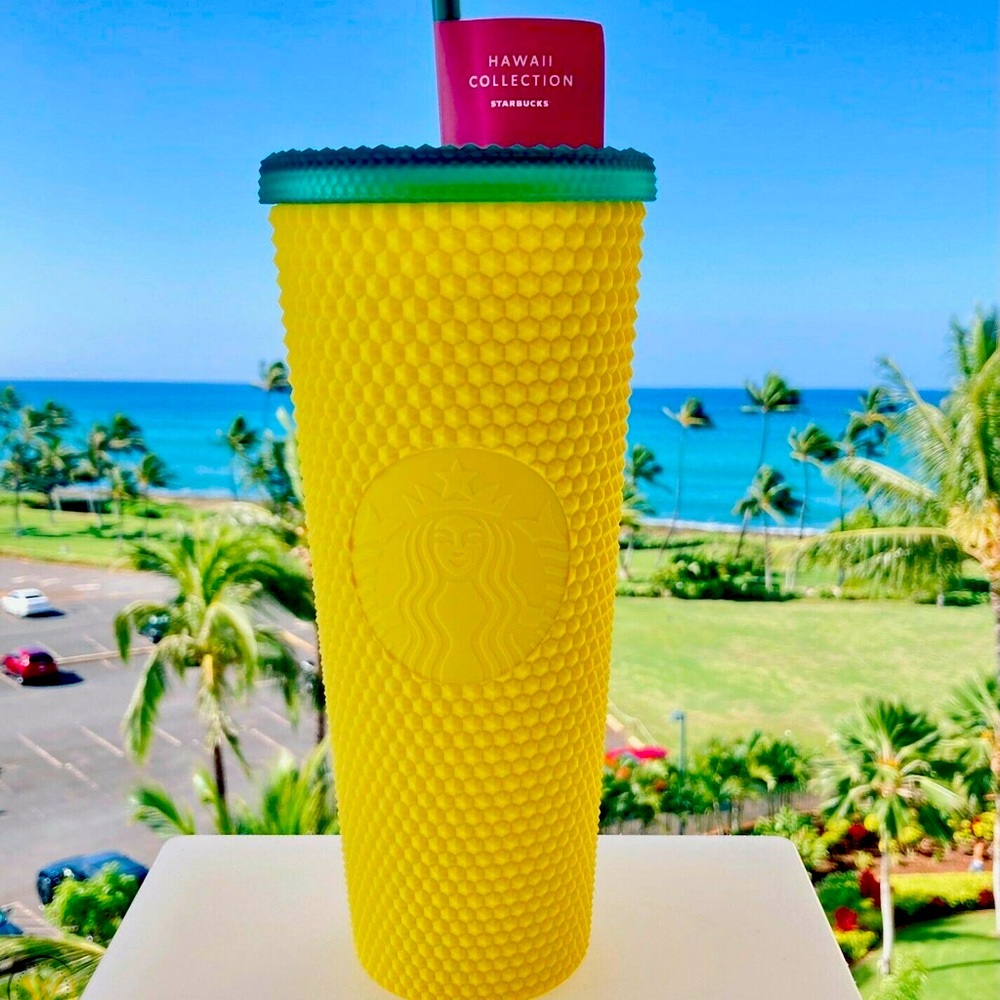 Hawaii Starbucks studded tumbler